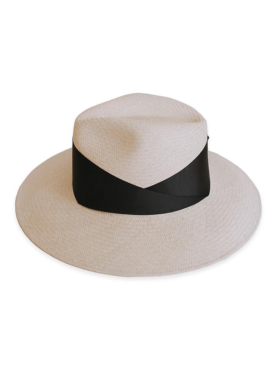 Womens Gardenia Straw Fedora Hat Product Image