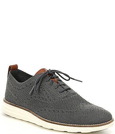 Cole Haan Mens Original Grand Knit Wingtip Dress Sneaker Oxfords Product Image