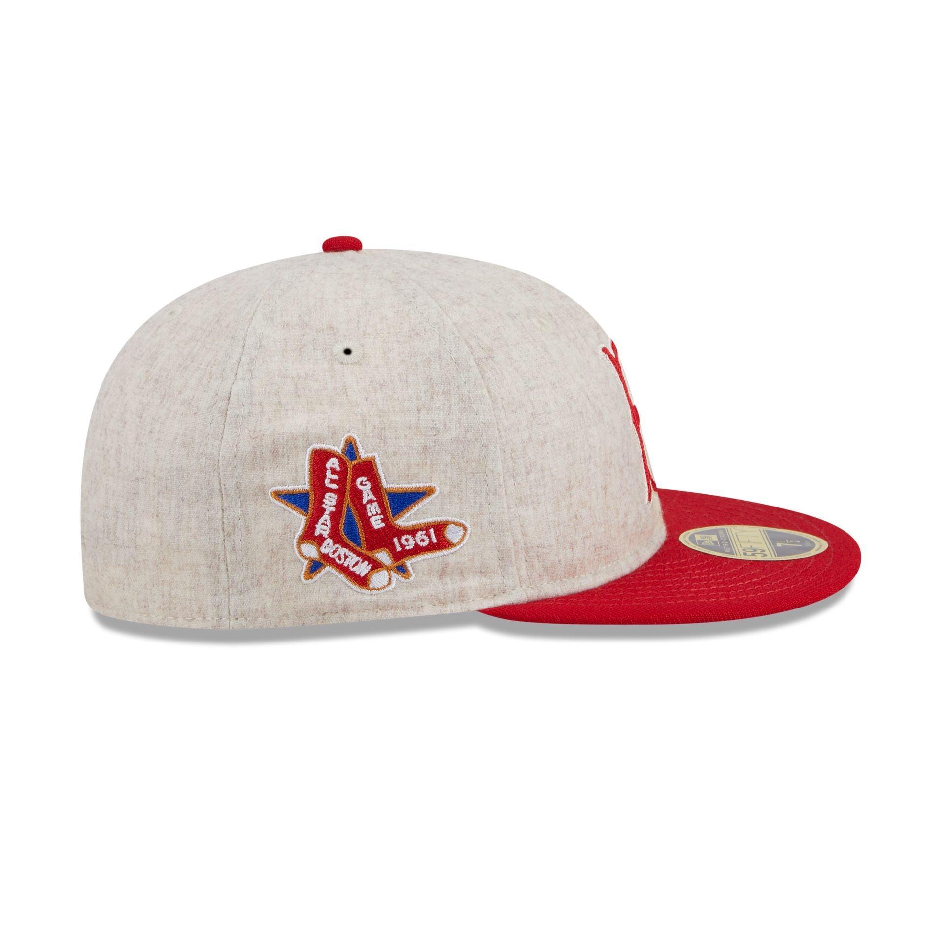 Boston Red Sox Melton Wool Retro Crown 59FIFTY Fitted Hat Male Product Image