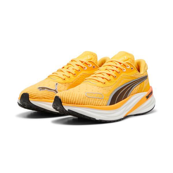 PUMA Magnify NITROâ¢ Tech 2 Men's Running Shoes in Sun Stream/Sunset Glow/White Product Image