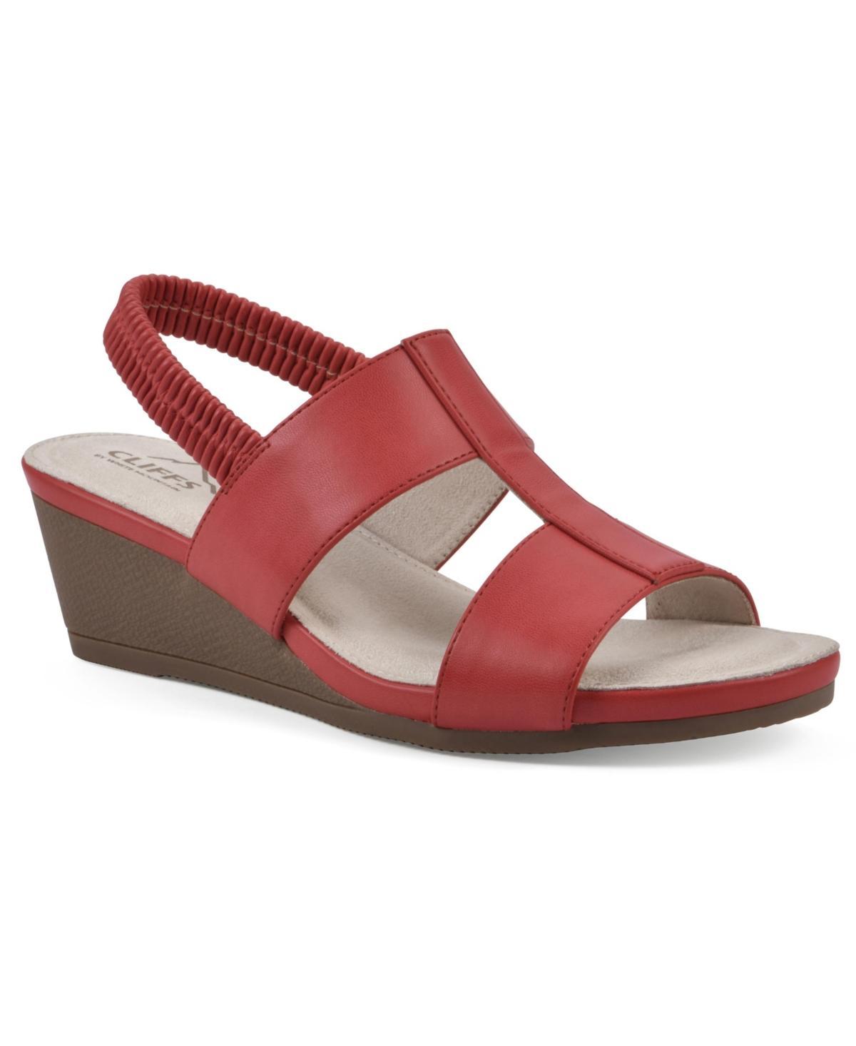 Cliffs by White Mountain Womens Candea Slingback Wedge Sandal Product Image