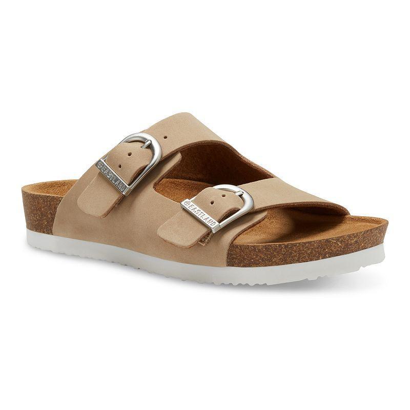 Eastland Cambridge Womens Slide Sandals White Product Image