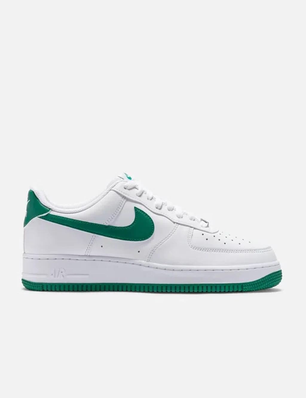 NIKE Air Force 1 Leather Sneakers In White Product Image