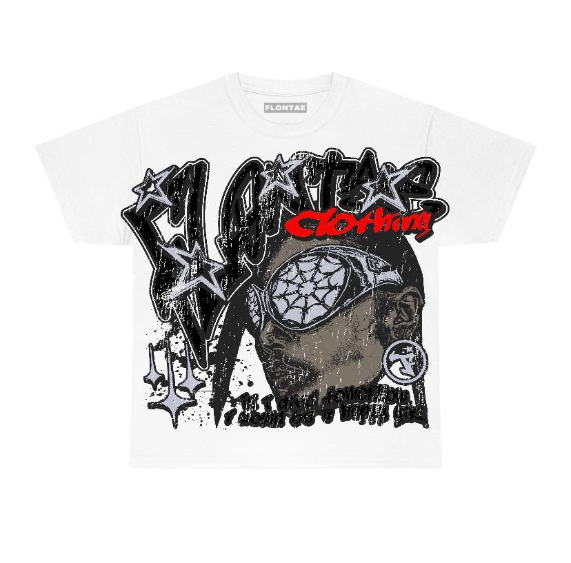 Black Cement 3s Flontae T-Shirt Happy Time Graphic Product Image