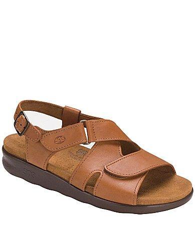 SAS Huggy Leather Sandals Product Image