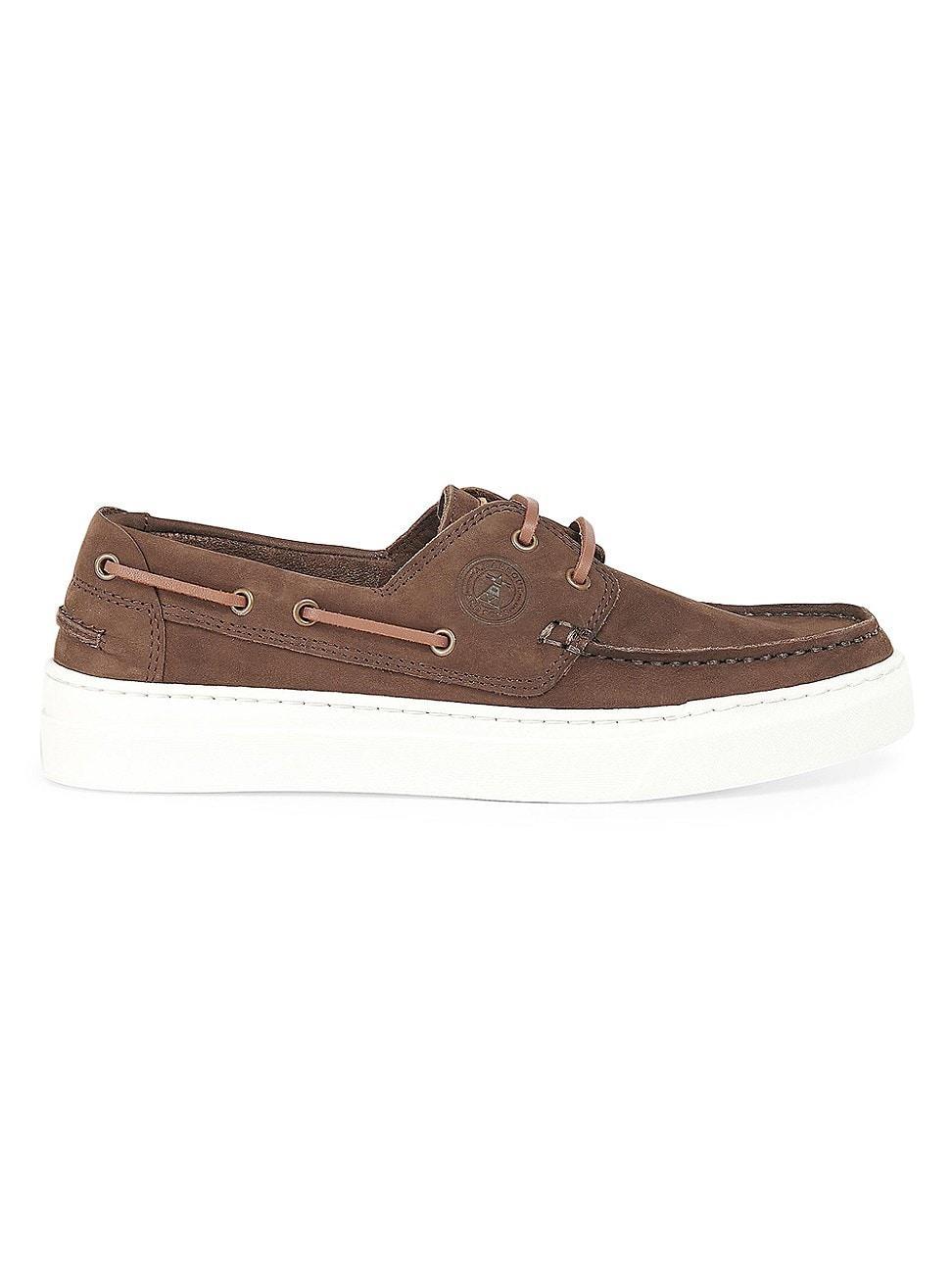 Mens Bosun Leather Boat Shoes Product Image