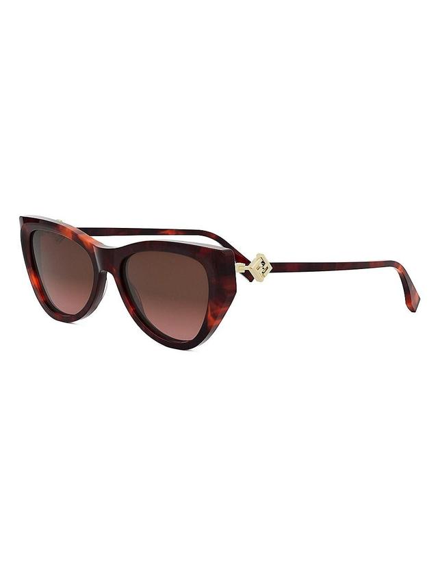 Womens FF Diamond 54MM Cat-Eye Sunglasses Product Image