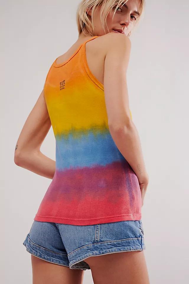 OneTeaspoon Sunset Stripe Rib Singlet Product Image