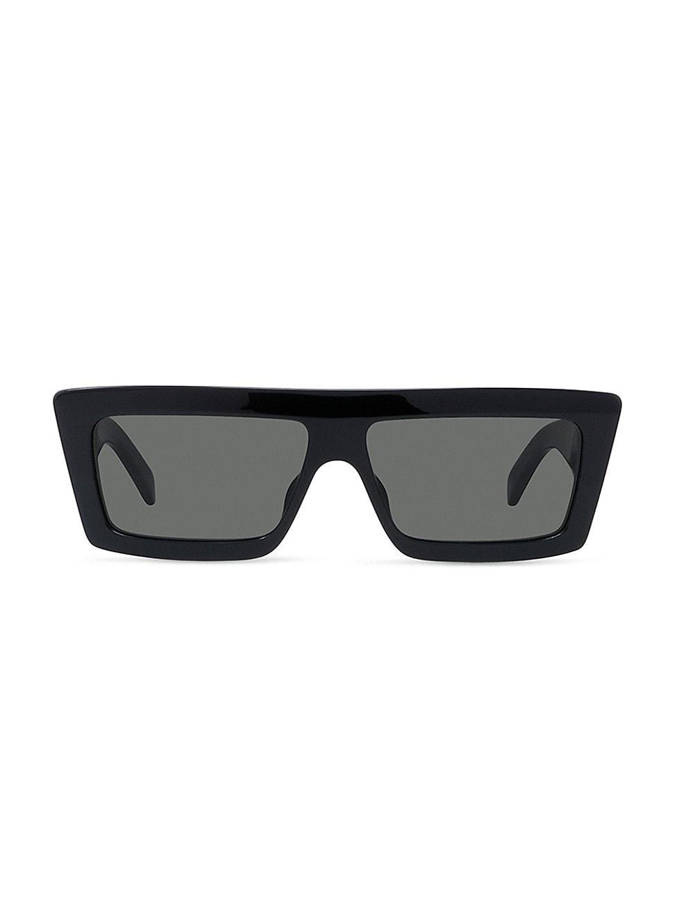 Logo Rectangle Acetate Sunglasses Product Image