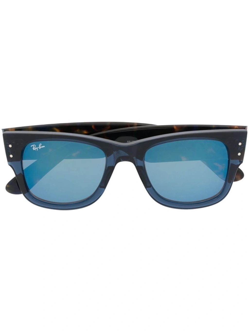 RAY BAN Mega Wayfarer-frame Sunglasses In Blue Product Image