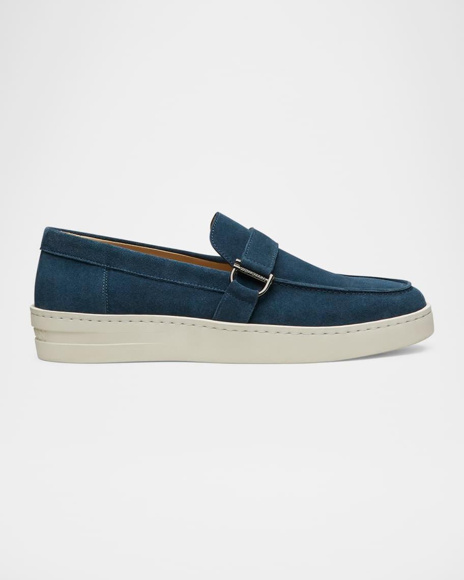 Men's Hamptons Suede Buckle Loafers Product Image