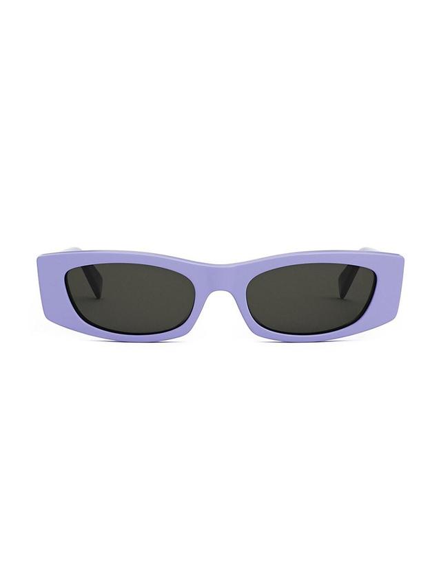 Womens Bold 3 Dots 55MM Geometric Sunglasses Product Image