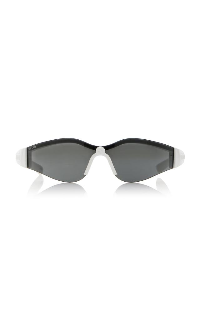 Gucci Shield Sunglasses White.. Product Image