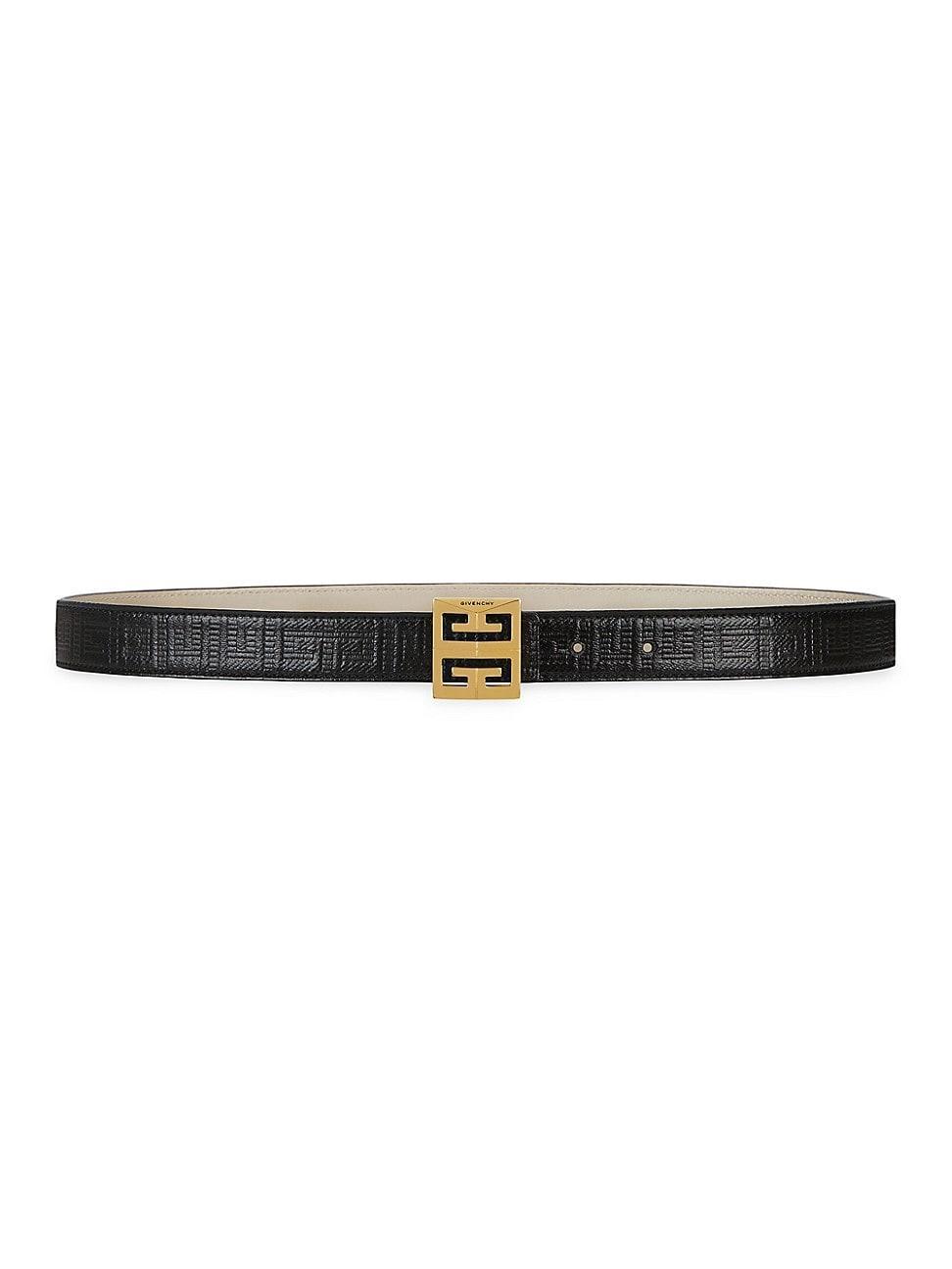 Womens 4G Reversible Belt in Coated Canvas Product Image