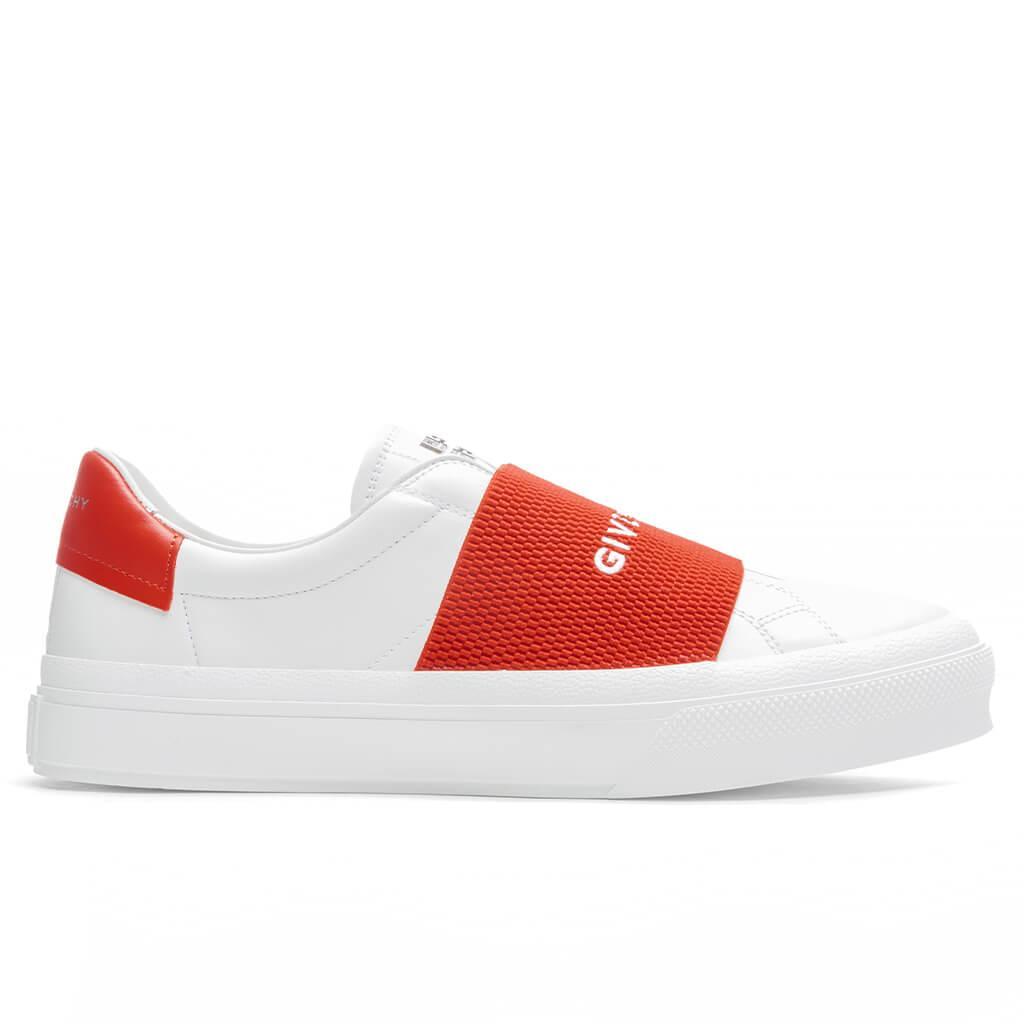 City Sport Sneakers - White/Red Male Product Image