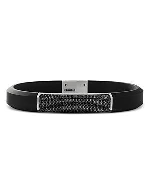 Mens Streamline ID Bracelet In Rubber Product Image