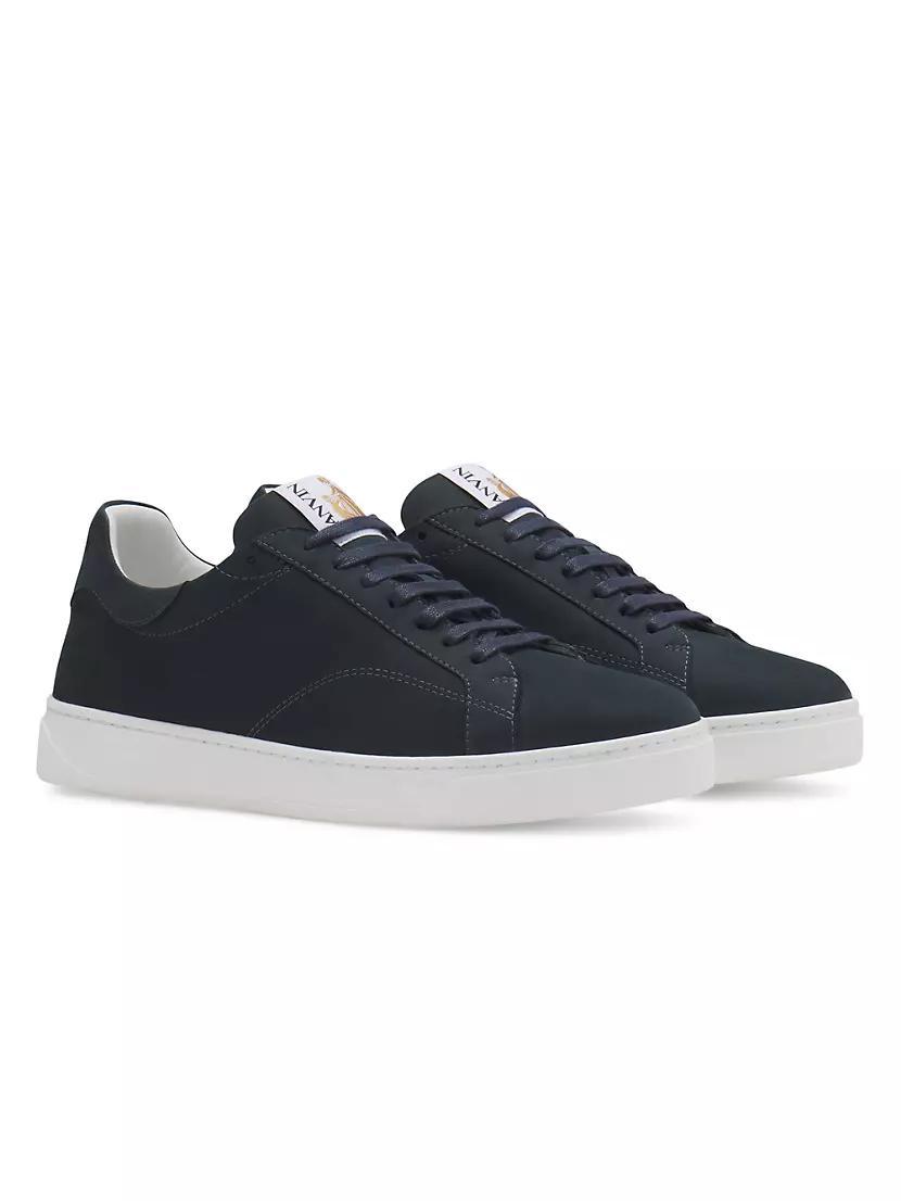 Men's Astor Low Lace Leather Sneakers Product Image