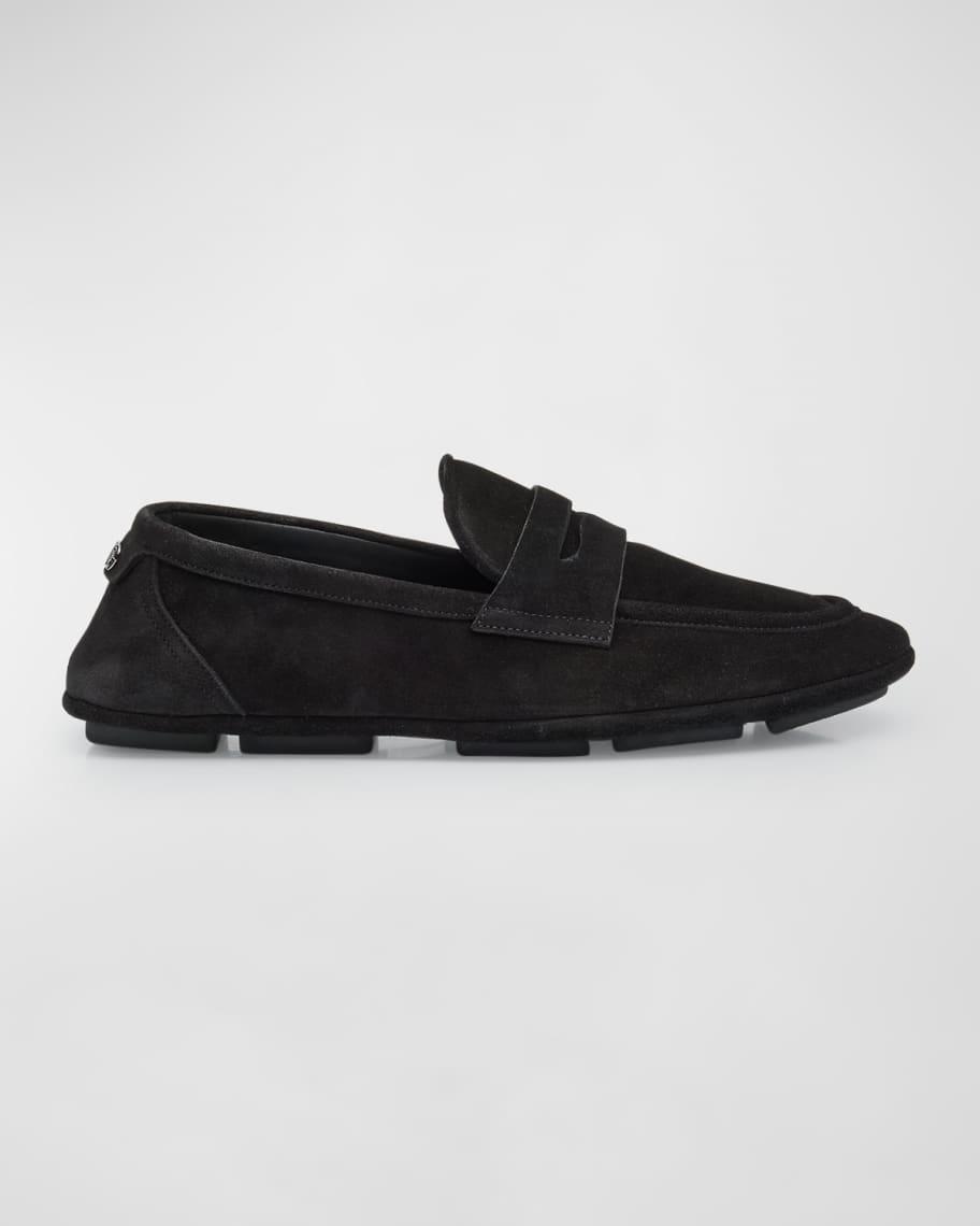 Mens Formale Suede Penny Loafers Product Image