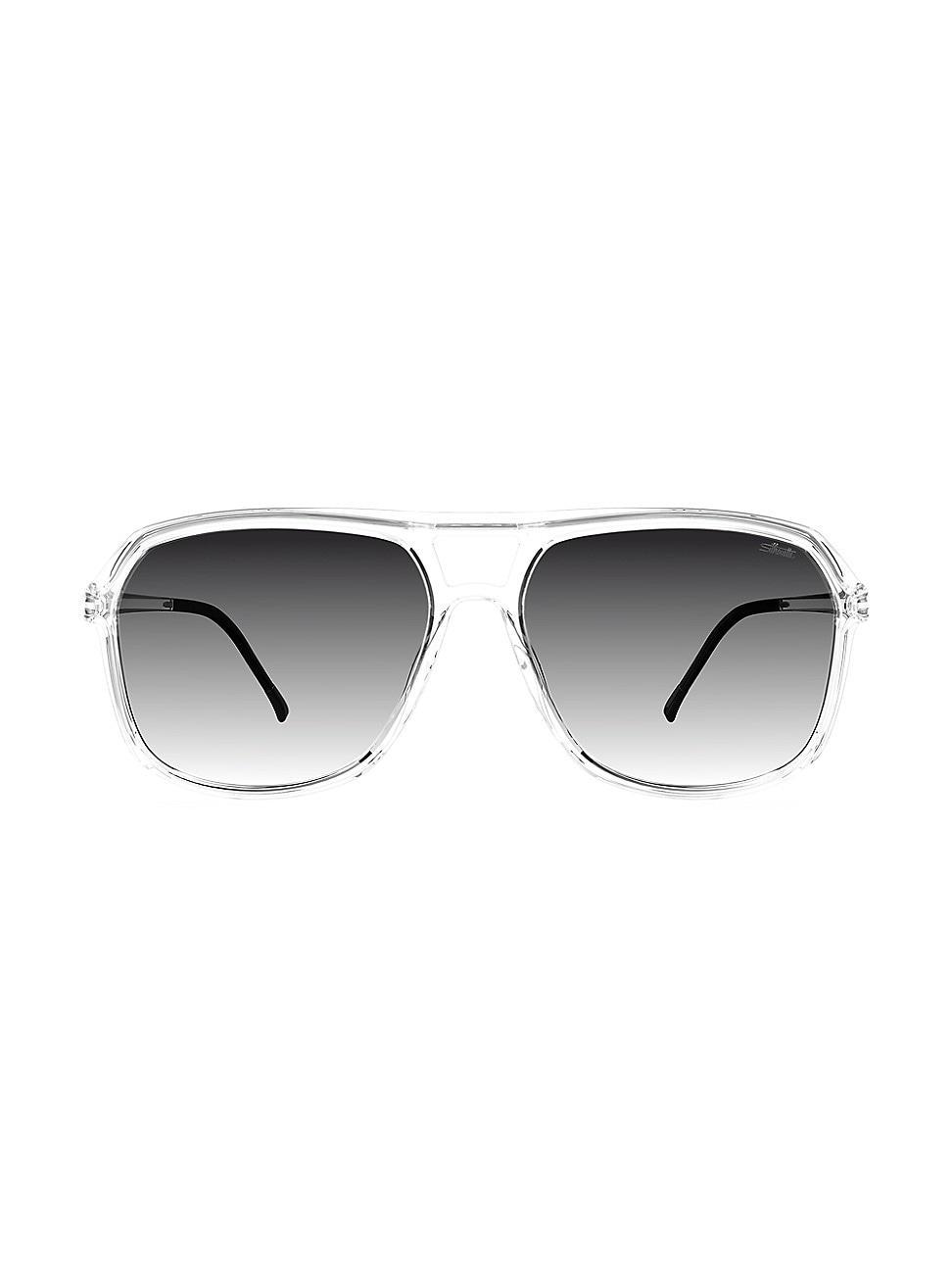 Mens Eos Midtown 60MM Aviator Sunglasses Product Image