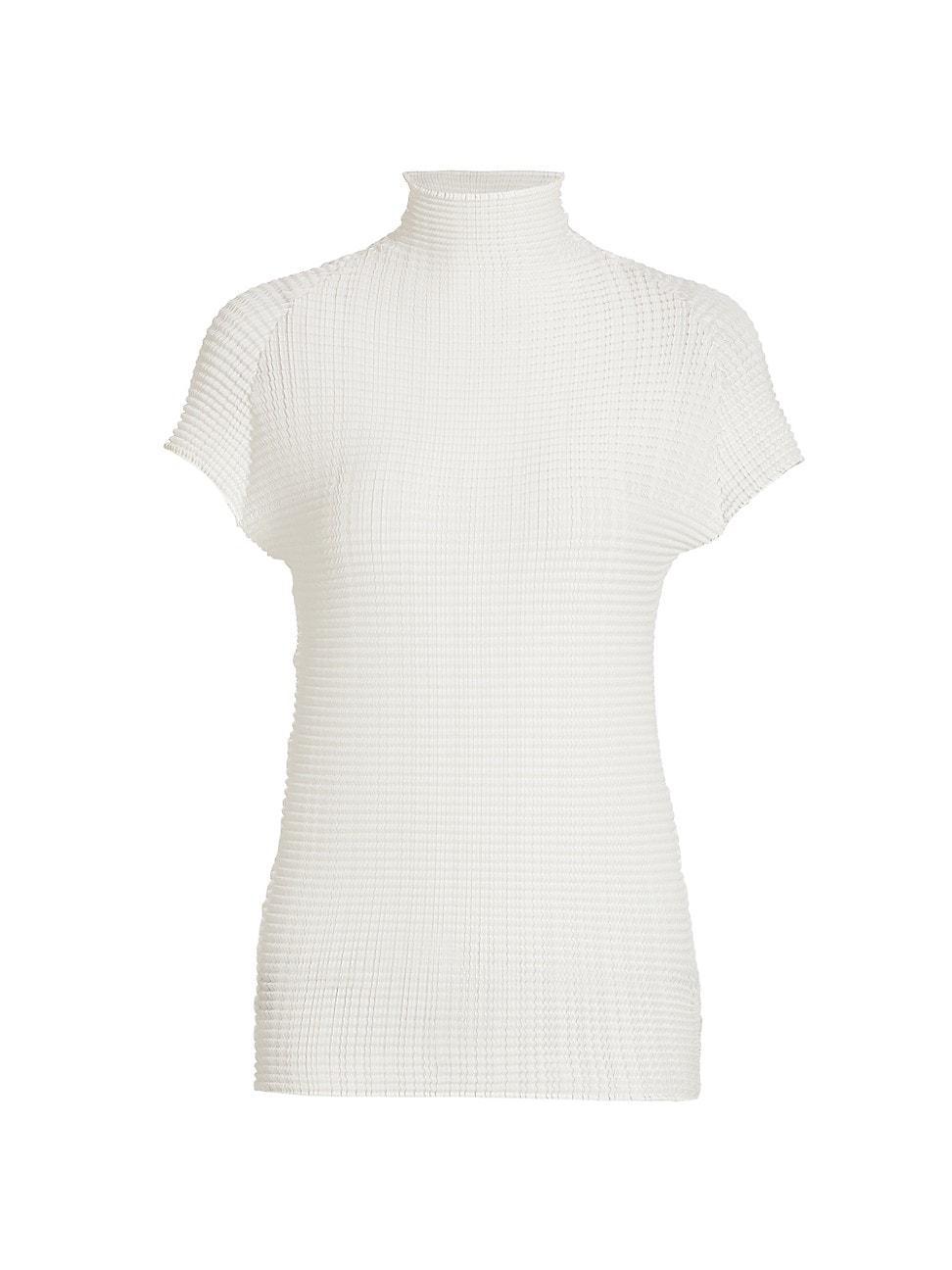 Womens Wooly Pleats Top Product Image