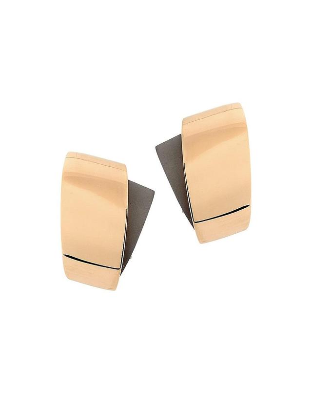 Womens Tourbillon 18K Rose Gold & Titanium Clip-On Earrings Product Image