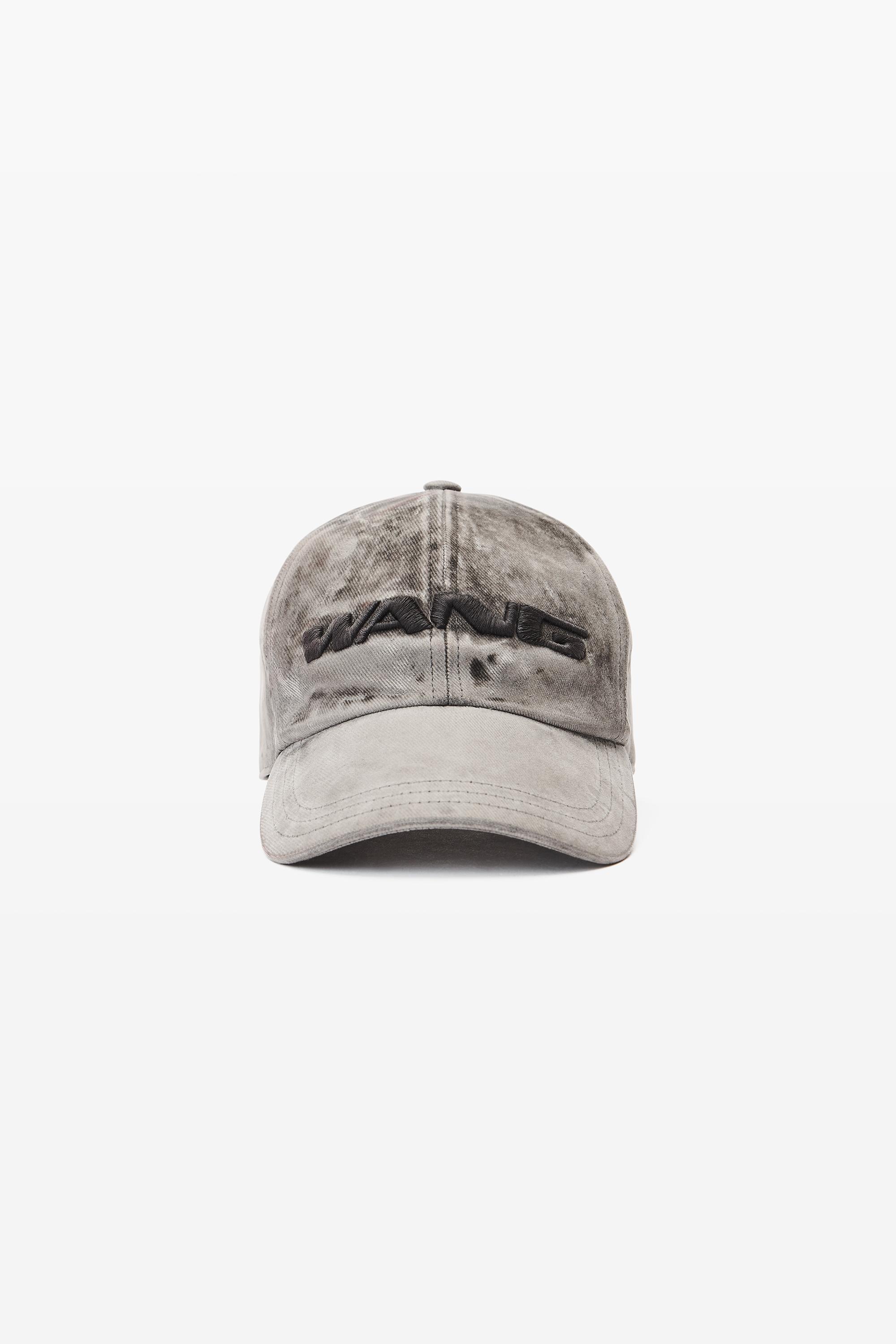 3d Logo-embroidered Flocked Denim Cap Product Image