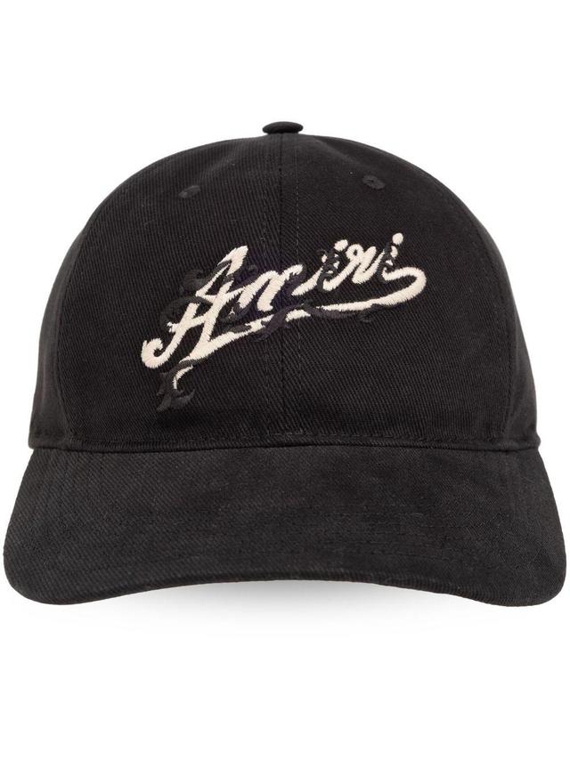 Logo-embroidered Cotton Cap In Black Product Image