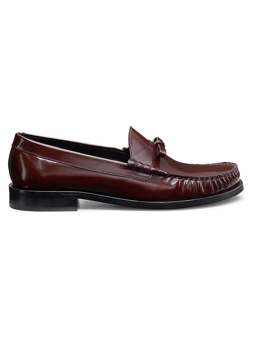 Womens Lottie Bow Leather Loafers Product Image