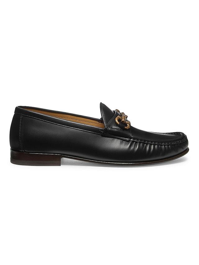 Mens Leather Link Loafers Product Image