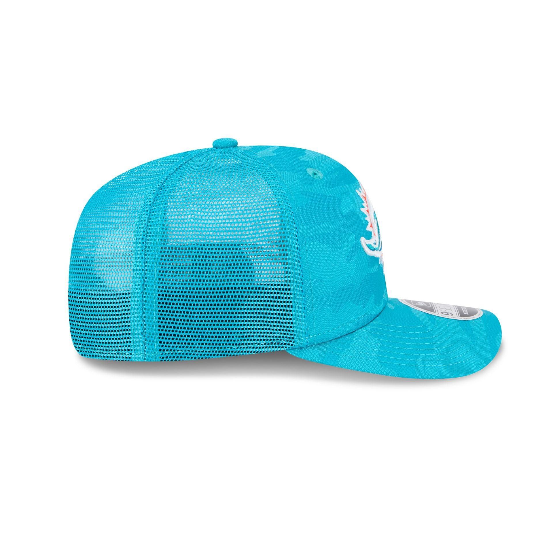 Miami Dolphins Camo 9SEVENTY Trucker Stretch-Snap Hat Male Product Image