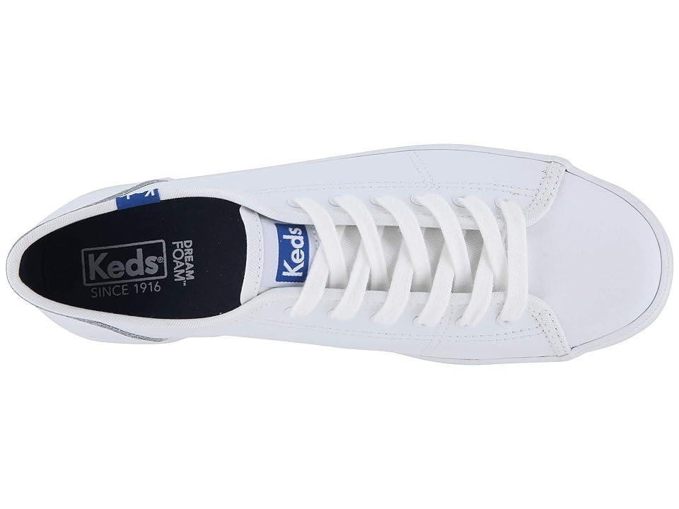 Keds Kickstart Lace Up (White Women's Lace up casual Shoes Product Image