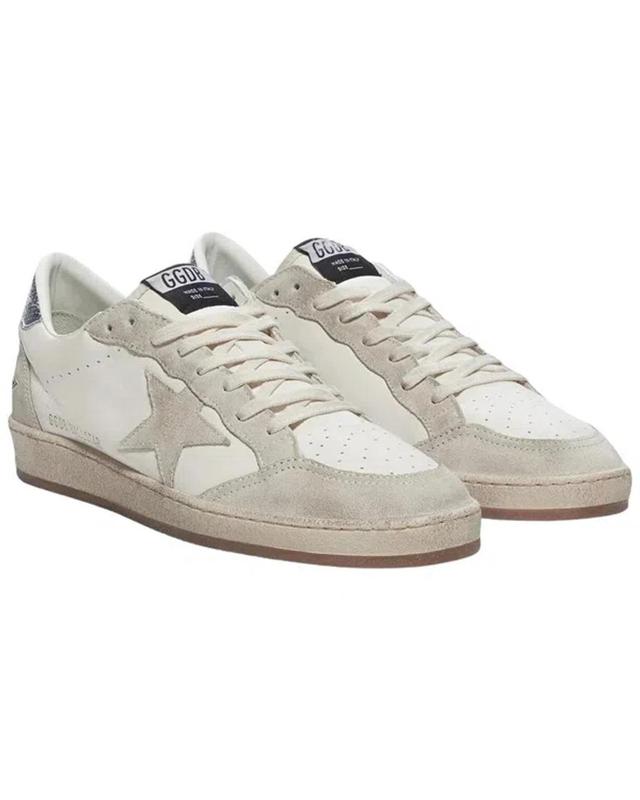 GOLDEN GOOSE Ball Star Leather Sneaker In White Product Image