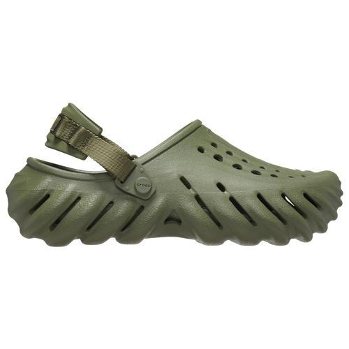 Crocs Mens Echo Clogs - Shoes Army Green/Army Green Product Image