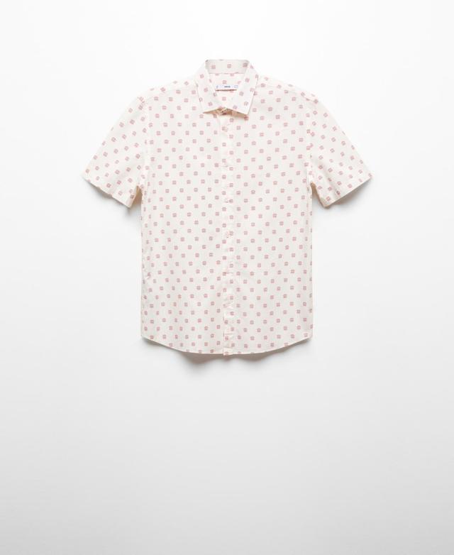 Mango Mens 100% Cotton Printed Shirt Product Image