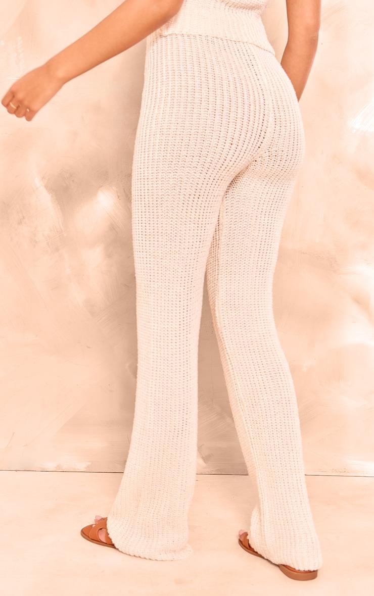 Tall Cream Knit Flares Product Image