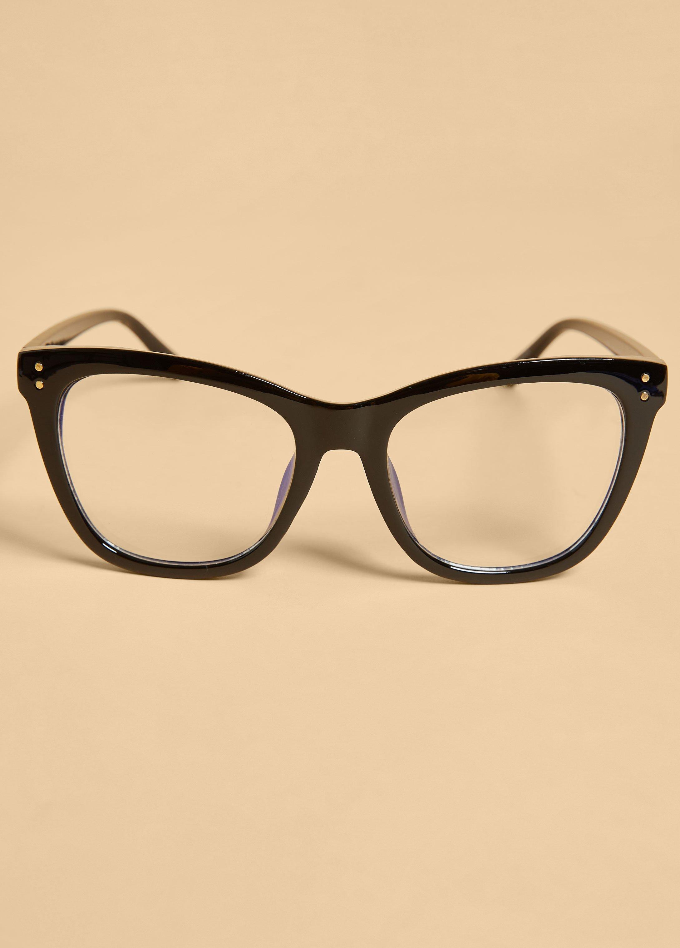 Blue Tinted Square Glasses Product Image