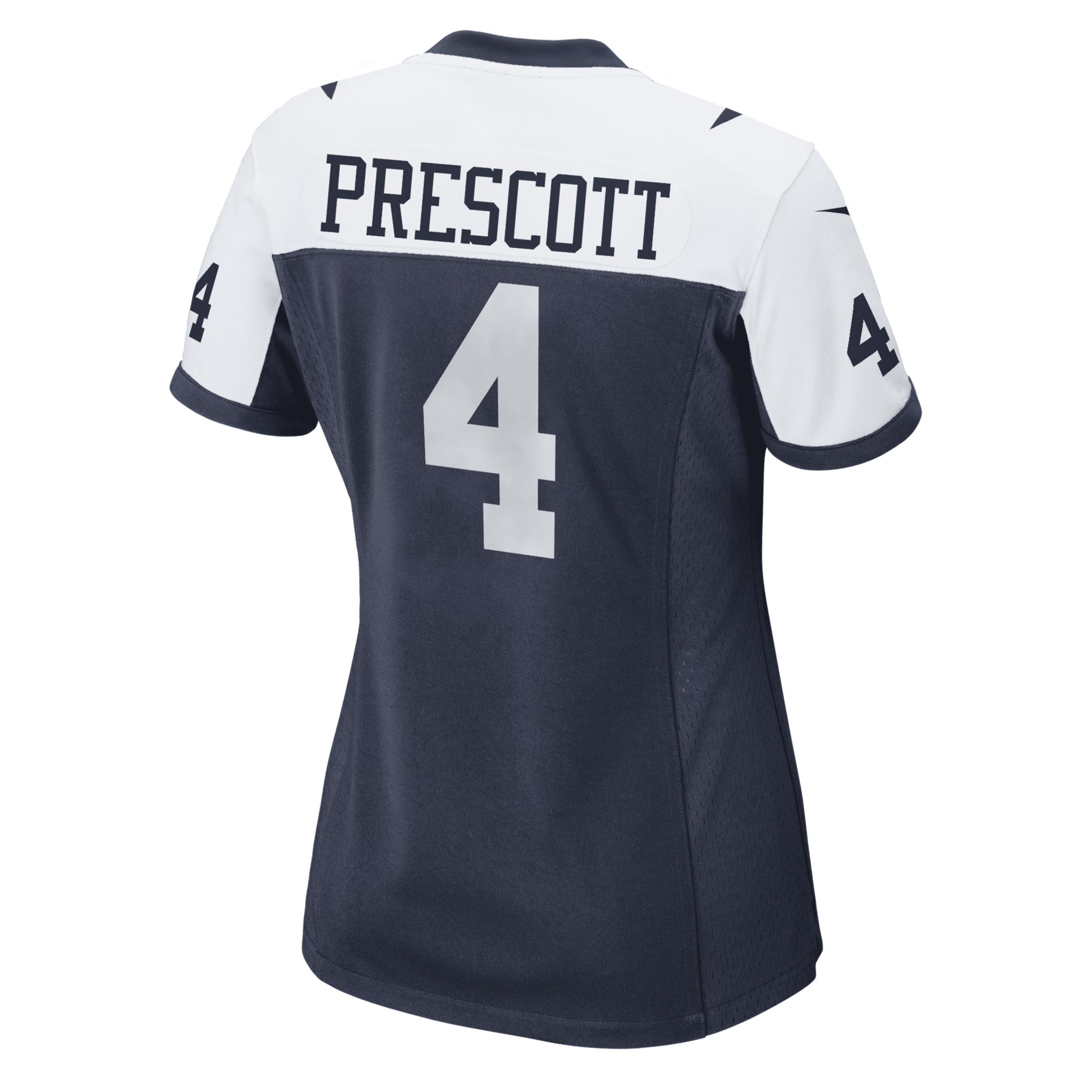 Womens Dak Prescott Navy Dallas Cowboys Alternate Game Team Jersey - Navy Product Image