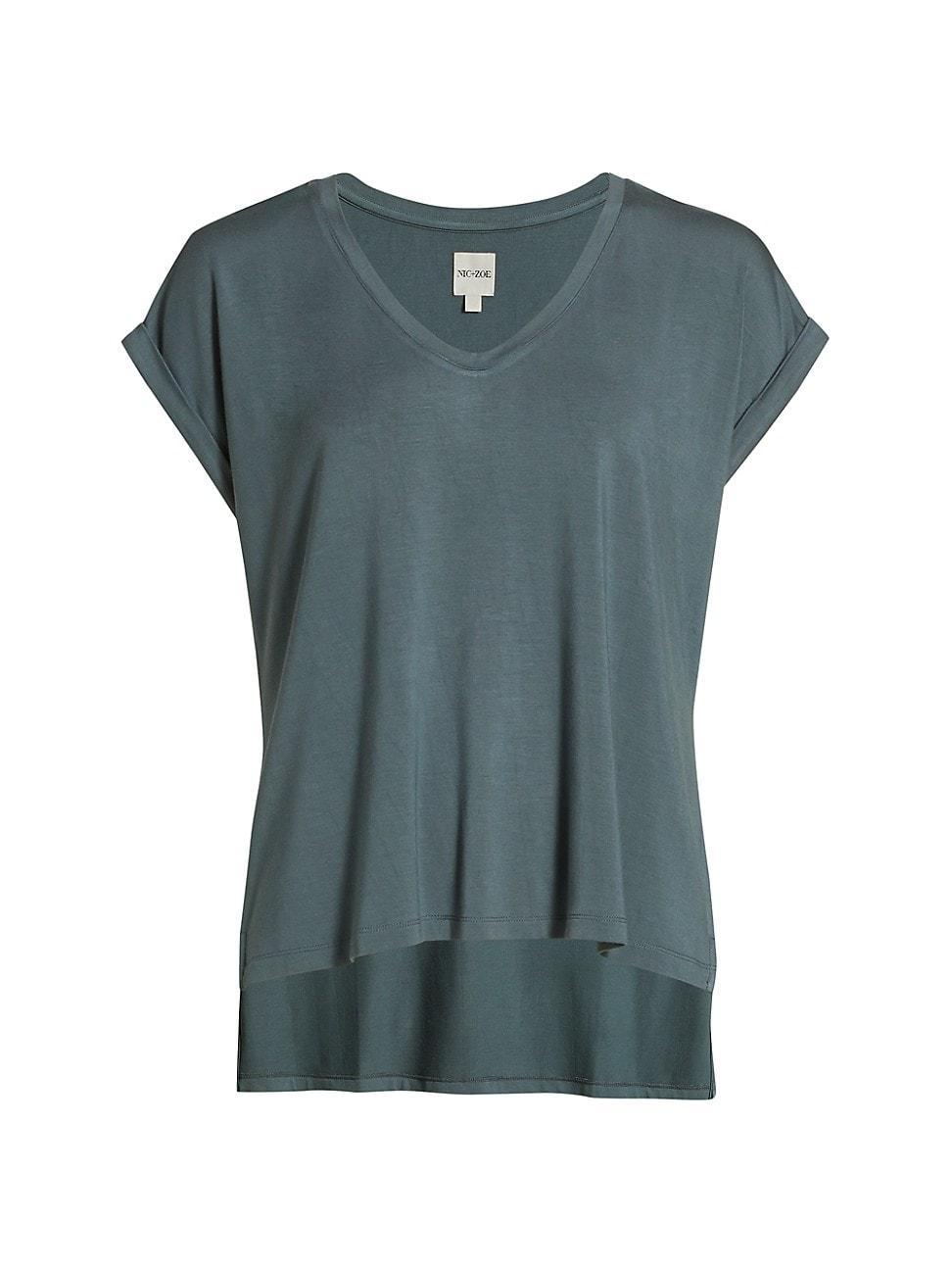 Womens Easy V-Neck Tee Product Image