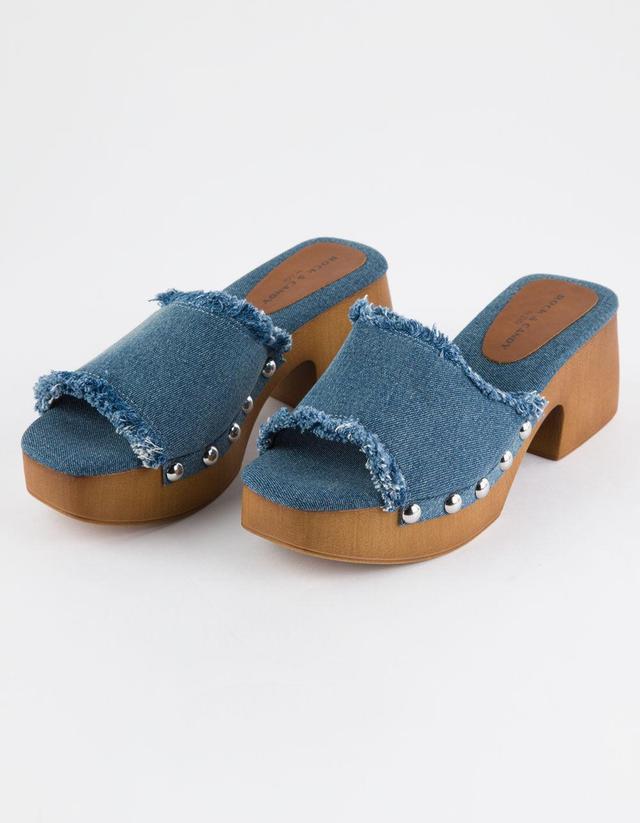 ROCK & CANDY Noelia Womens Platform Slide Sandals Product Image