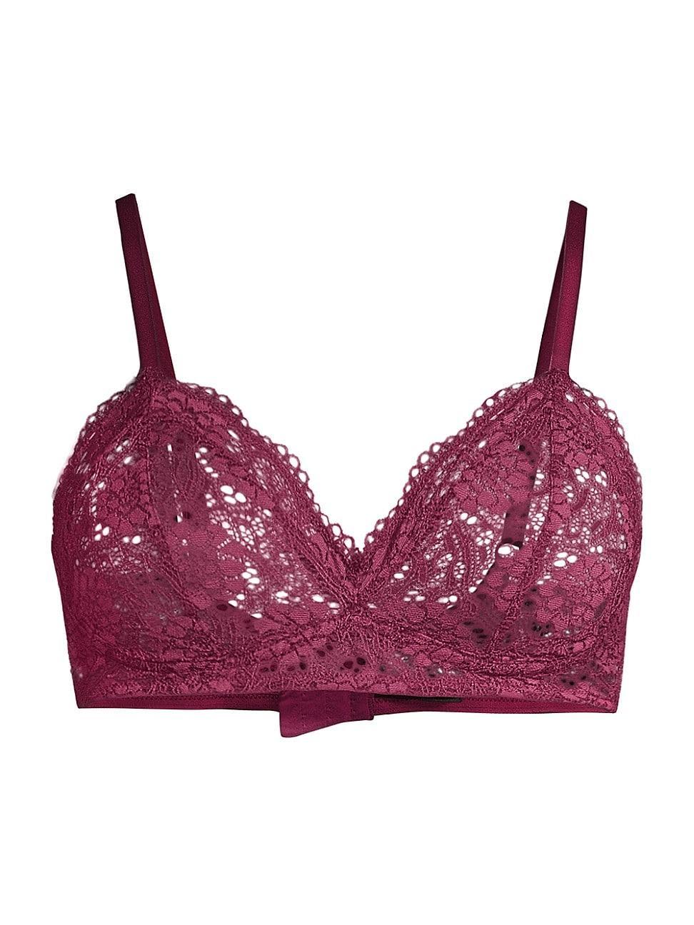 Womens Peony Lace Soft Bra Product Image