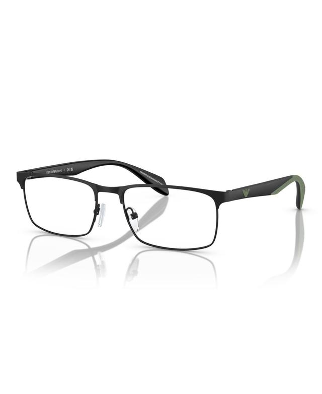 Emporio Armani Mens Polarized Eyeglasses, EA1149 - Matte Black Product Image