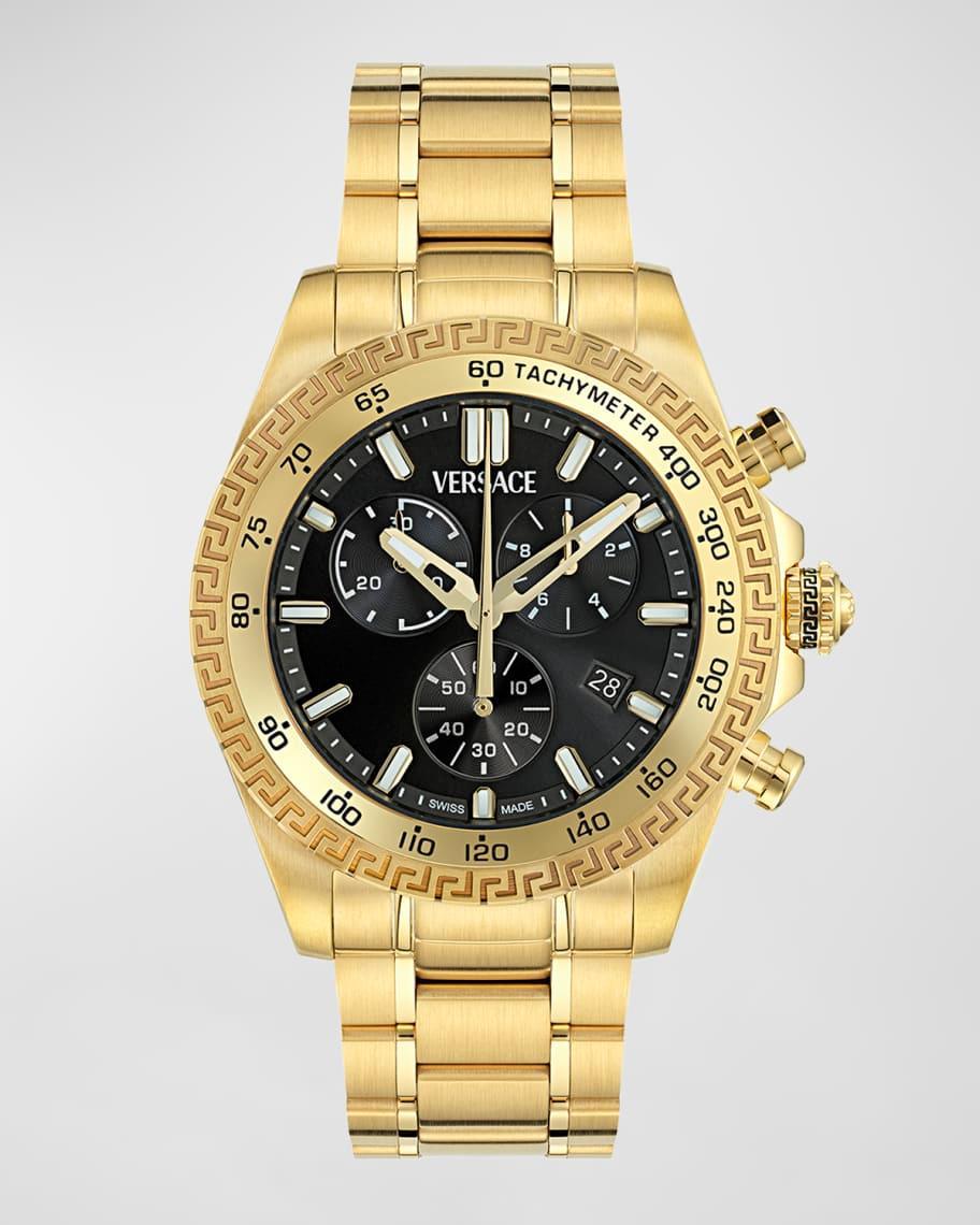 Men's Chrono IP Yellow Gold Bracelet Watch, 44mm Product Image