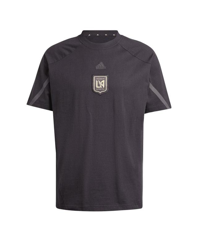 Mens adidas Black LAFC 2024 Travel Raglan T-Shirt Product Image
