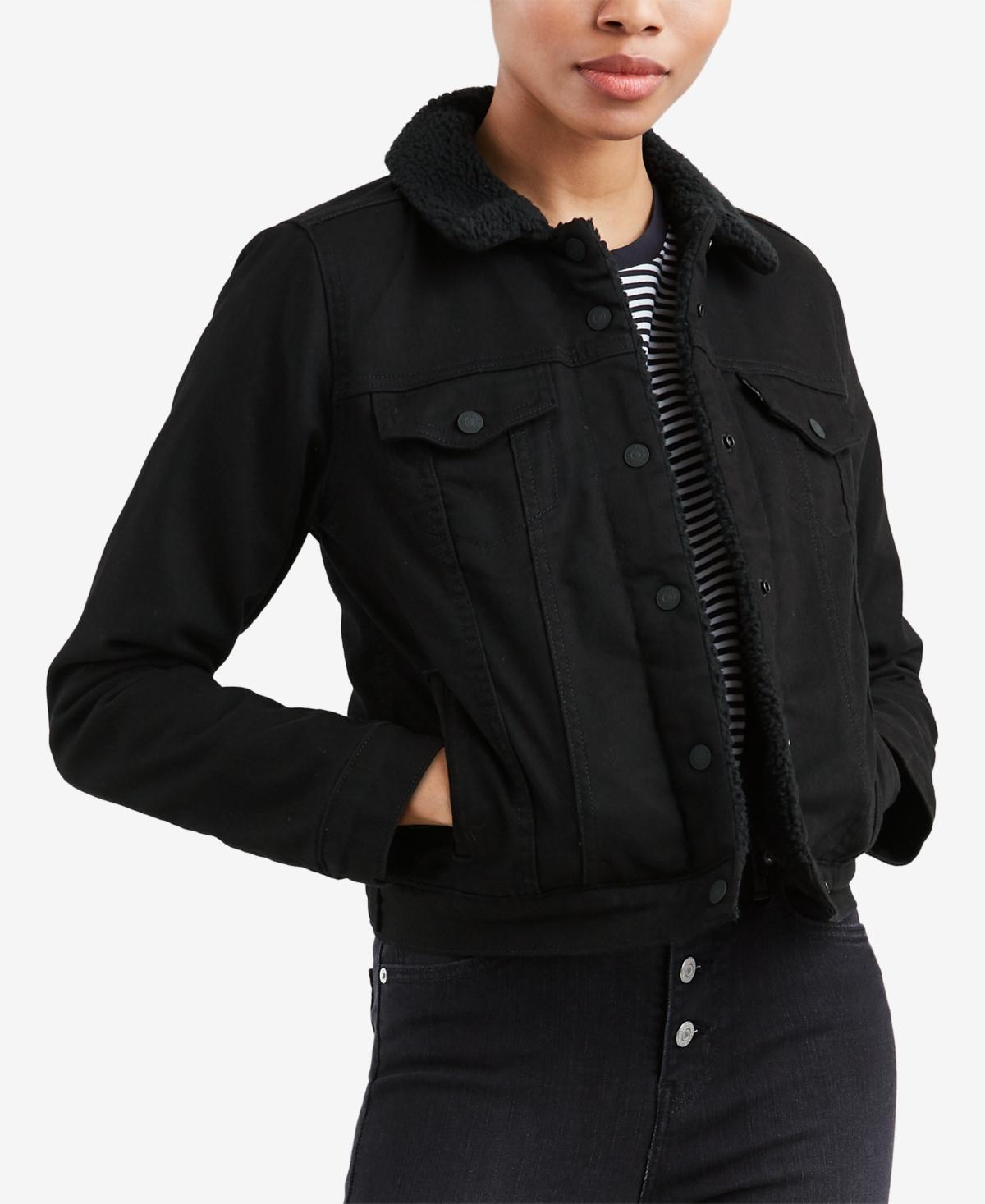 Womens Levis Original Sherpa Trucker Jacket Product Image