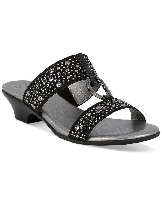 Jones New York Womens Eanna Ornamented Double Band Dress Sandals Product Image