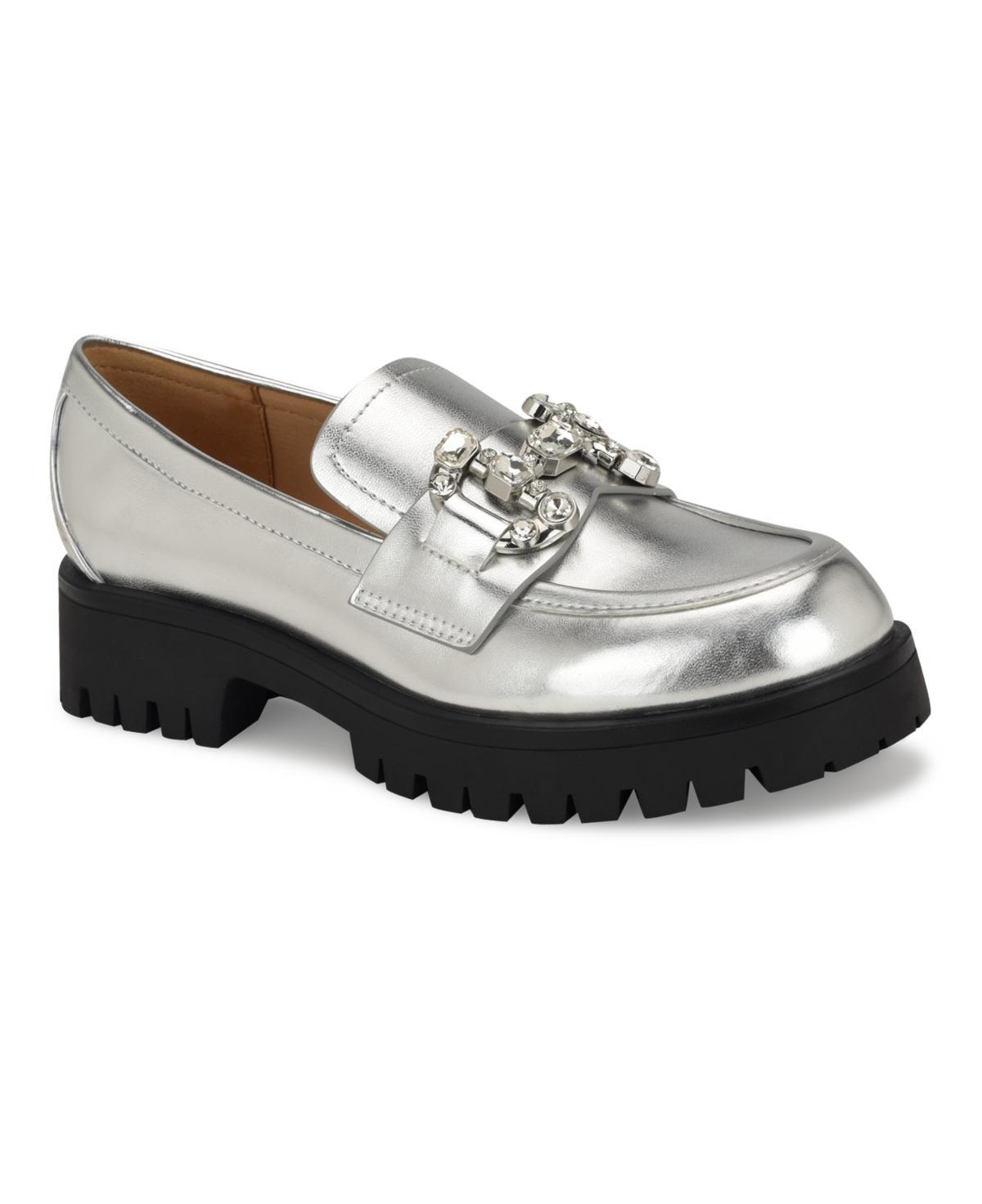 Nine West Glammy Patent) Women's Flat Shoes Product Image