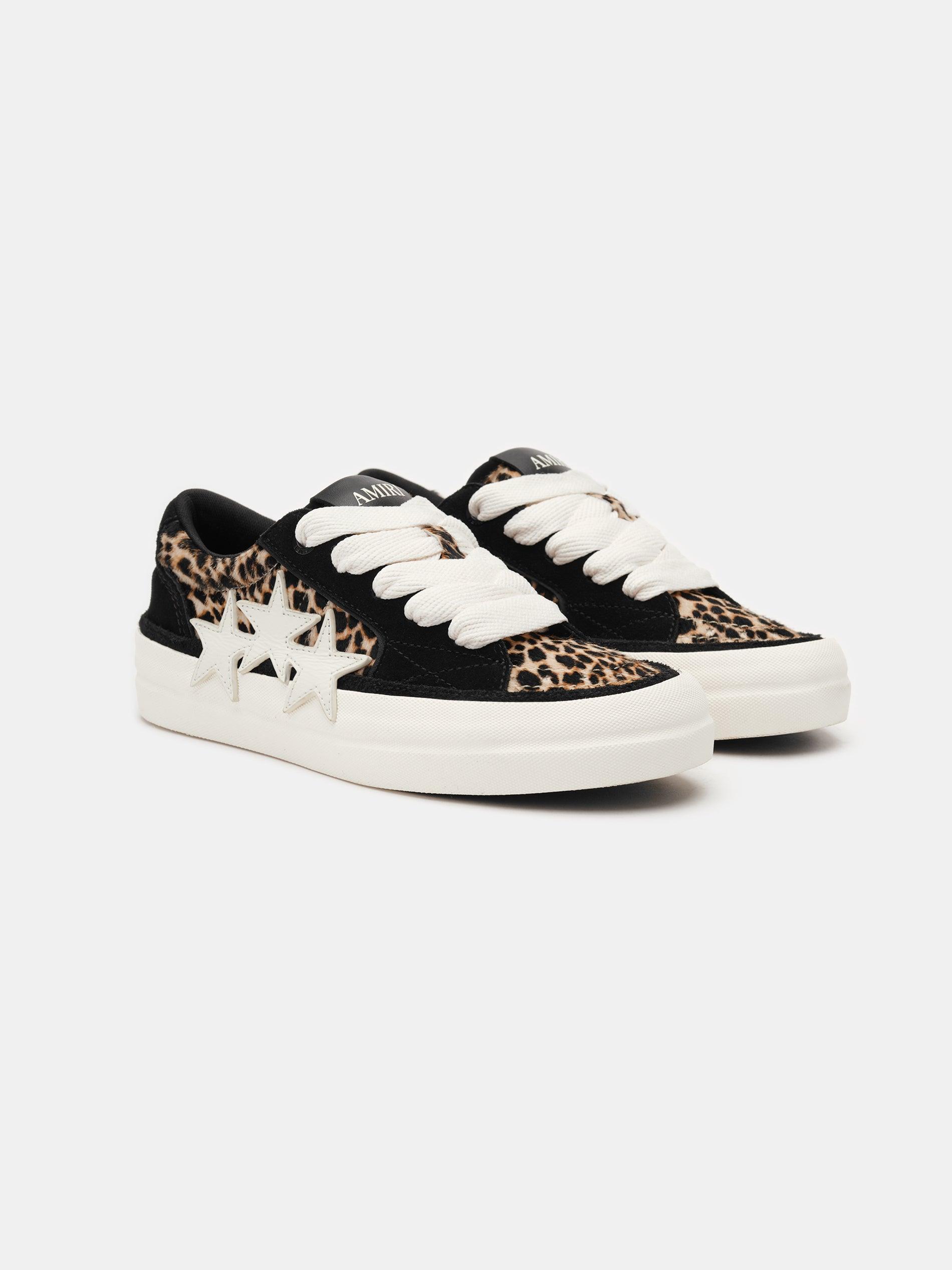 WOMEN - WOMEN'S LEOPARD SUNSET SKATE LOW - Black Female Product Image