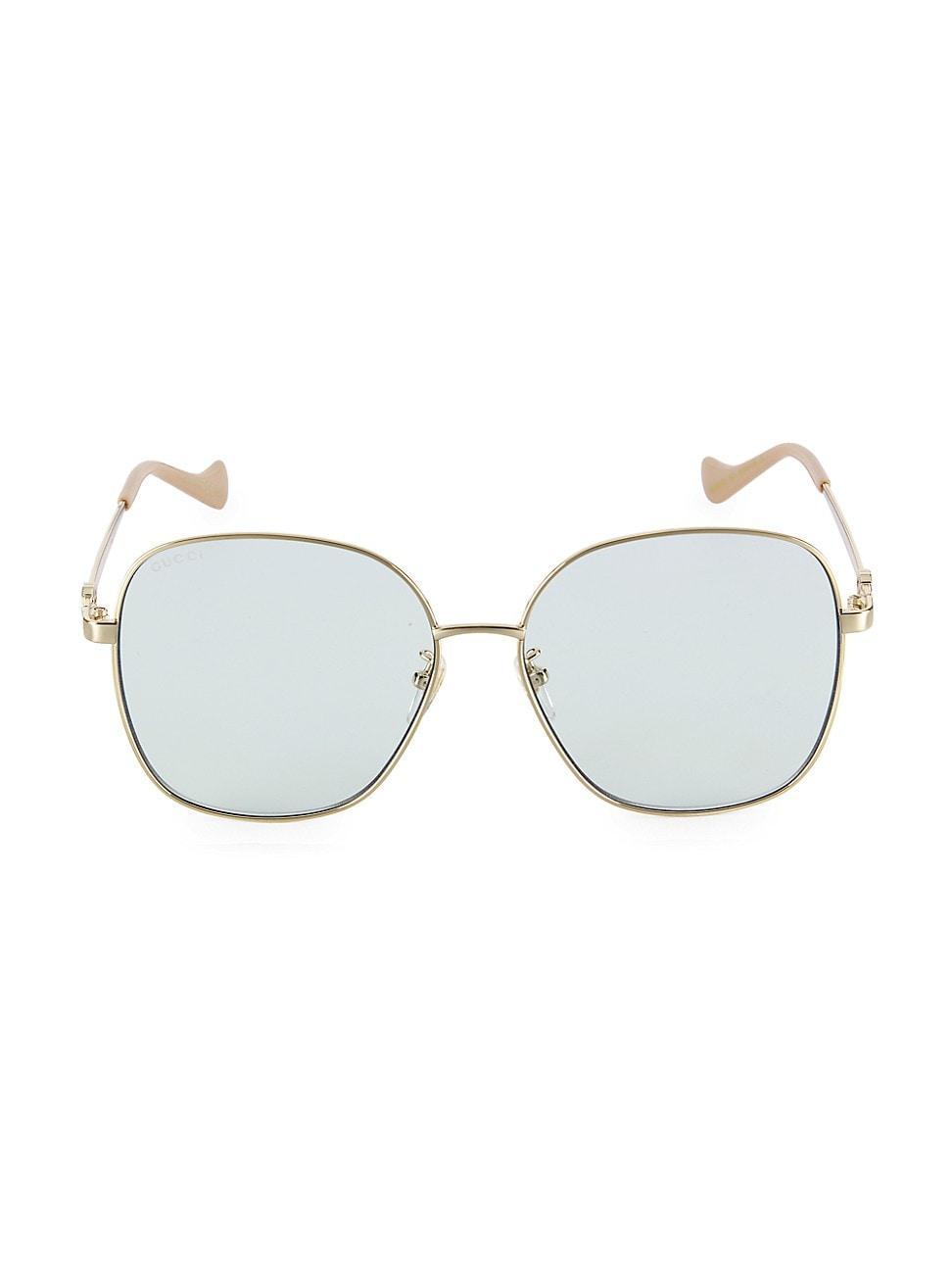 Gucci Womens Gg1089sa 61mm Rectangle Sunglasses Product Image