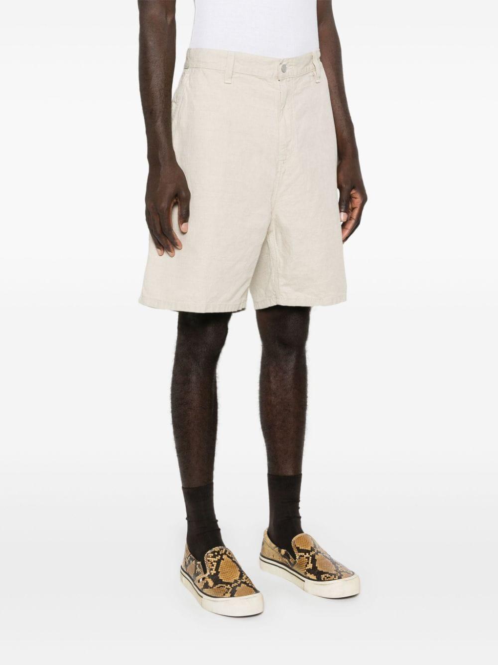 CARHARTT Walter Single Knee Bermuda Shorts In Beige Product Image