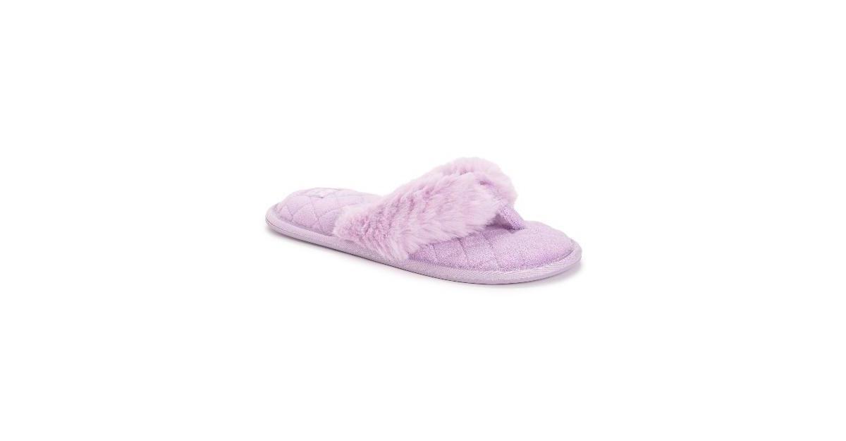 MUK LUKS Womens Maren Thong Slippers Product Image